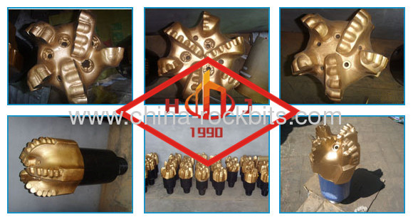 HJ superior quality API 8 1/2 PDC drill bit/ matrix body PDC bits