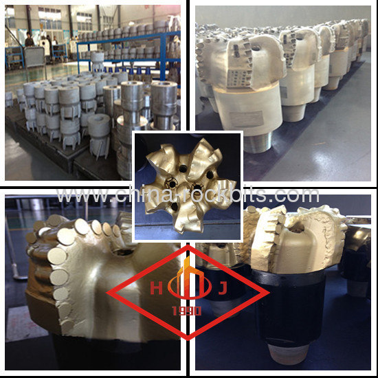 HJ superior quality API 8 1/2 PDC drill bit/ matrix body PDC bits