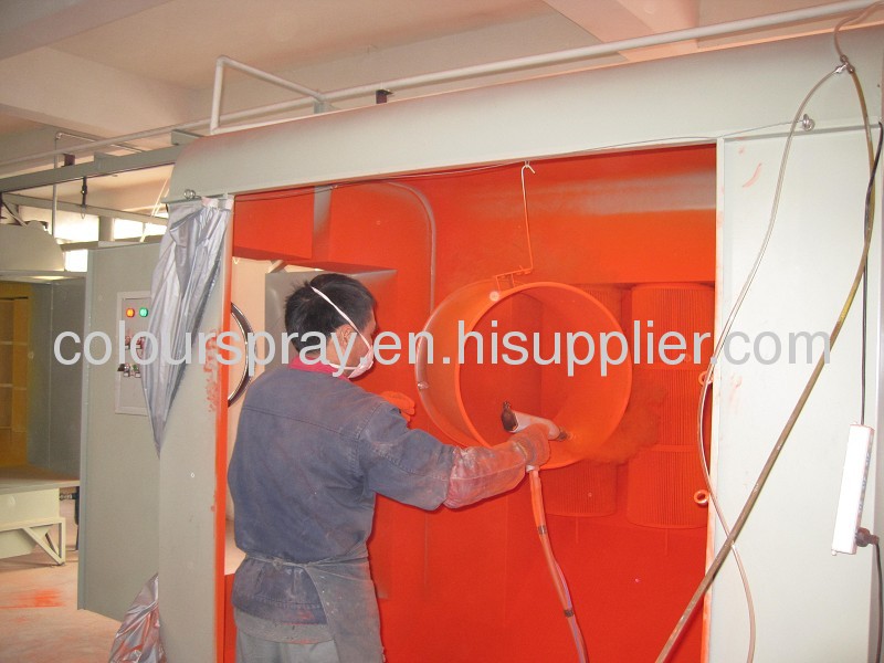 electrostatic powder coating system