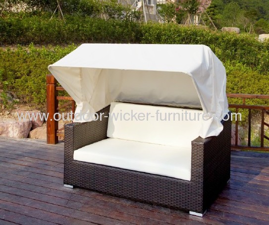 Patio wicker chairs and recliners