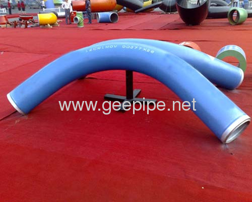 ANSI B16.9 large idameter carbon steel seamless pipe bend 