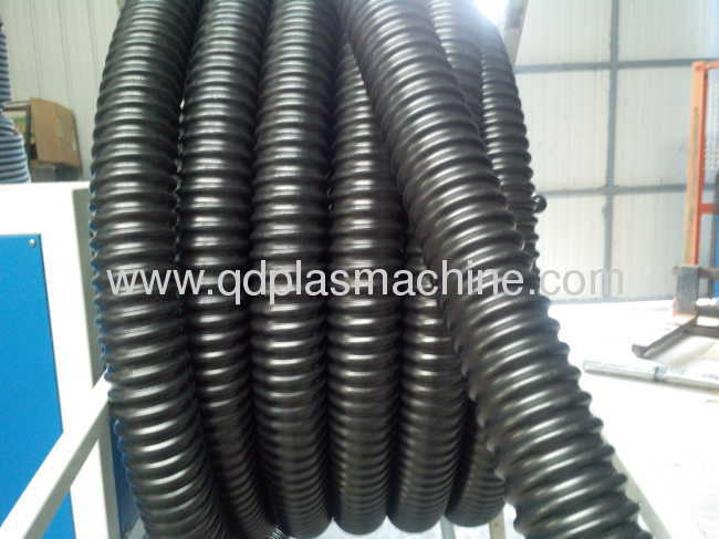 PE plastic spiral pipe production line 