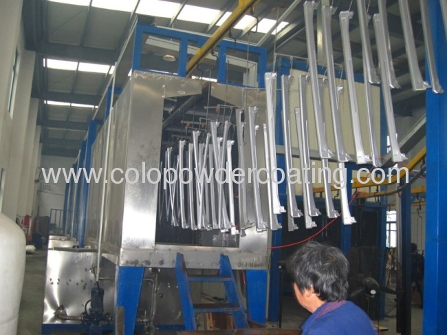 electrostatic powder coating line