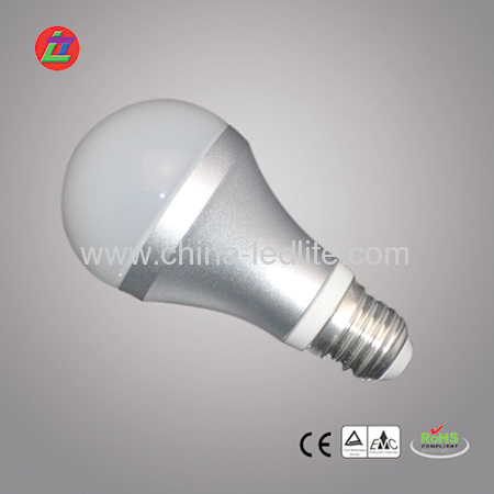 E27 6W LED bulb light, 400Lm, D60mm*H113mm.incandescent replacement