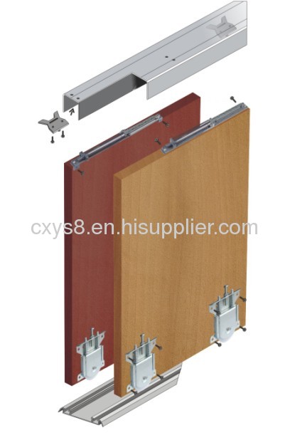 Long stroke sliding door soft closing system YDP-0581