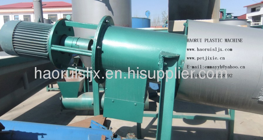 plastic recycling machine friction washing machine