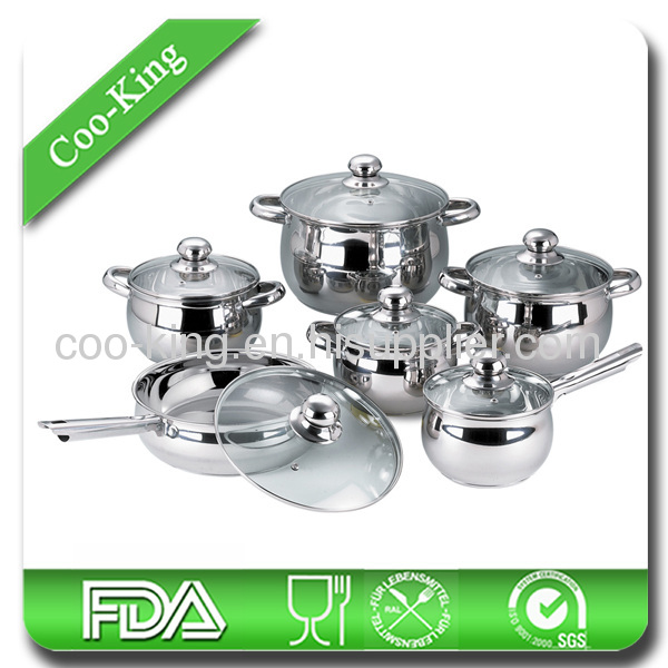 12Pcs Stainless Steel Kitchen Ware Products