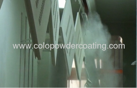 automatic powder coating line of cabinet