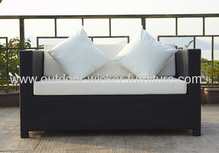 Outdoor wicker lounge sofa sets