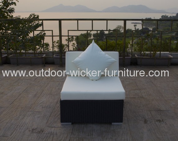 Outdoor wicker lounge sofa sets