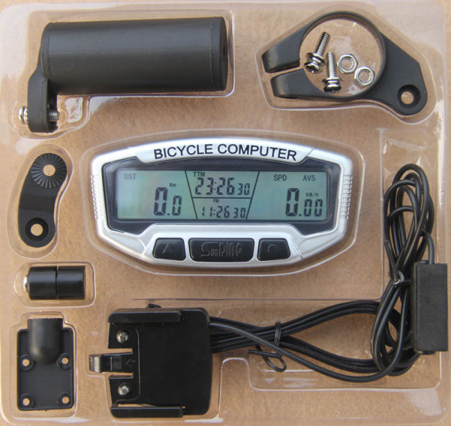 SD-558A Wired muti-function bike & bicycle computer speedometer