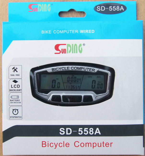 SD-558A Wired muti-function bike & bicycle computer speedometer