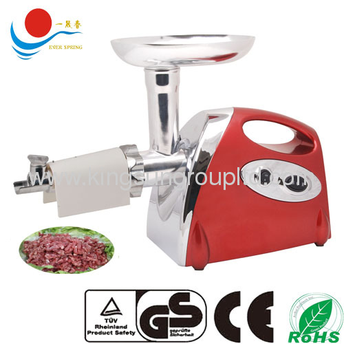 Spray red color Household electric meat grinder 