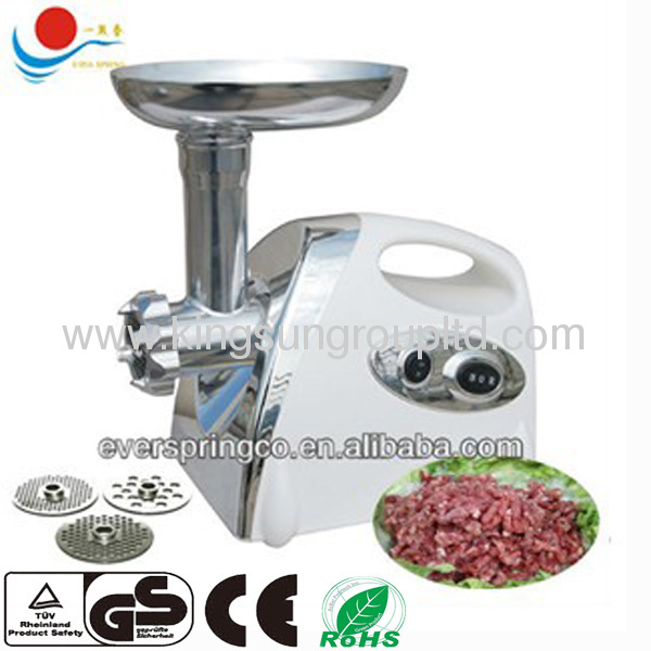 Spray red color Household electric meat grinder 