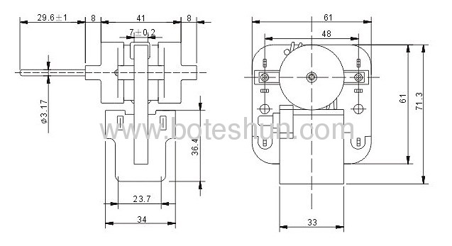 Shaded Pole Motor 182 Air Condition