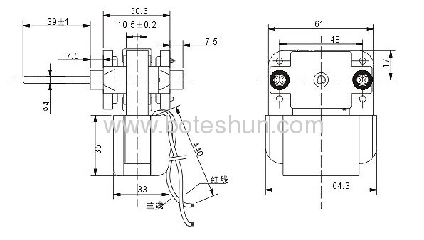 Shaded Pole Motor RF-01WTB