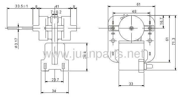 Shaded Pole Motor SCYJF607A-5C