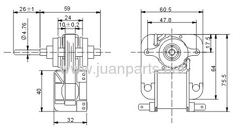 Shaded Pole Motor KM334