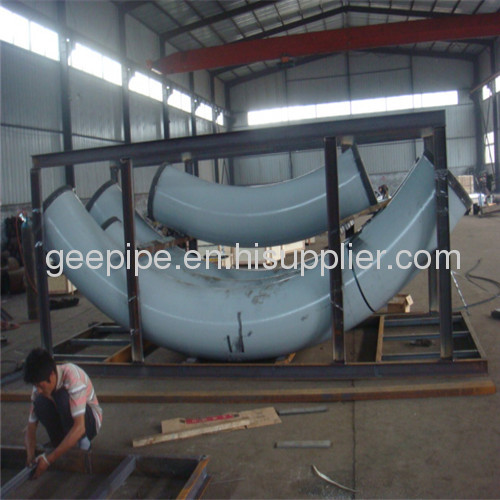 carbon steel pipe fitting hot formed bend