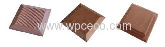 50X50mm Hollow Durable Outdoor Wpc Square Column