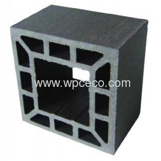 100X100mm fashionable wpc Hollow square column