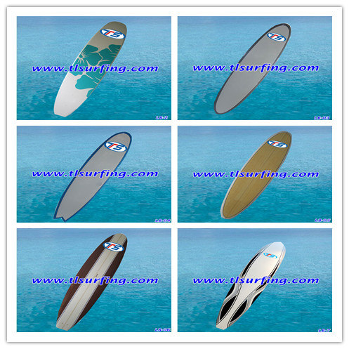 Wooden long board/Sup surfing/EPS core board