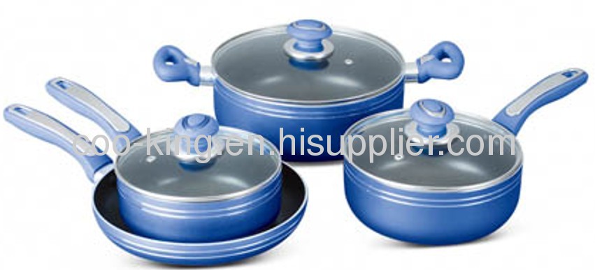 Aluminuim 7PCS pan cookware