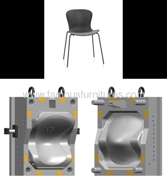 Molding plastic seat for Dining chairs