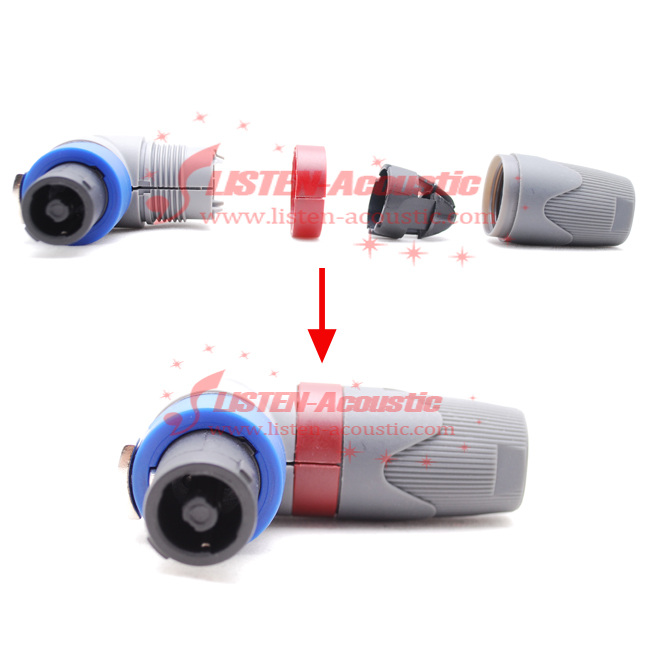 4 Pole Audio Cable Connector CE014