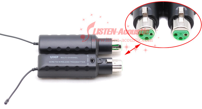 UHF Wireless Plug-in Transmitter LTR-1