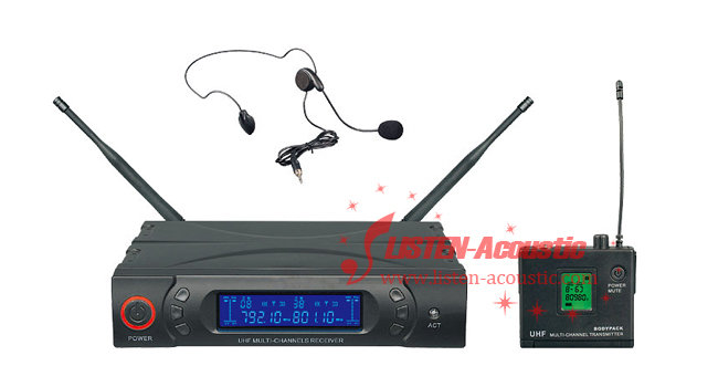 Dual UHF wireless microphone LM-8038