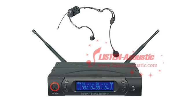 Dual UHF wireless microphone LM-8038