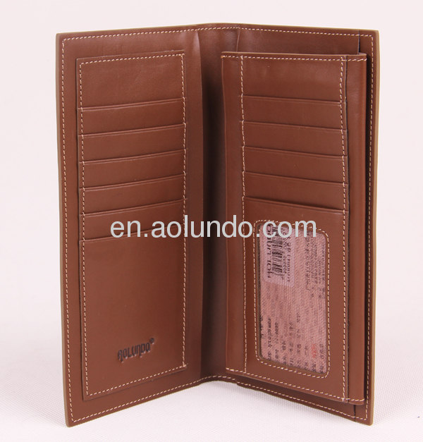 New arrival stylish wallet europe mens genuine leather wallet wholesale