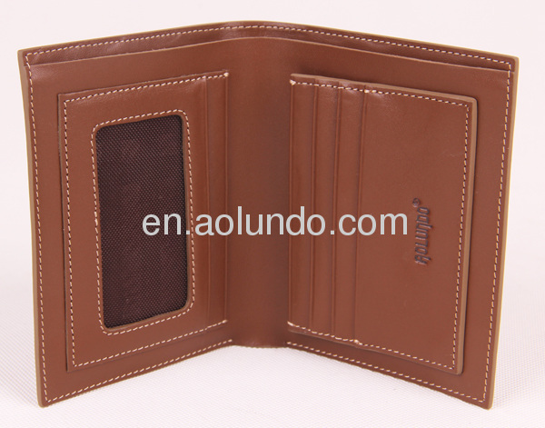 2013 fashion embossed wallet cow leather