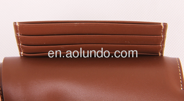 2013 fashion embossed wallet cow leather