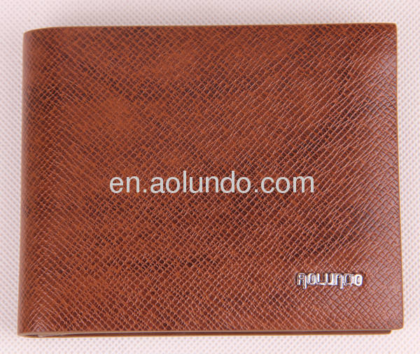Personalized leather wallets grain cow leather wallet