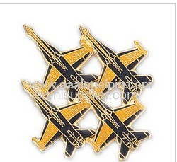 PlaneCloisonne Pin lapel pin die struck pin offset pin lapel pin badges