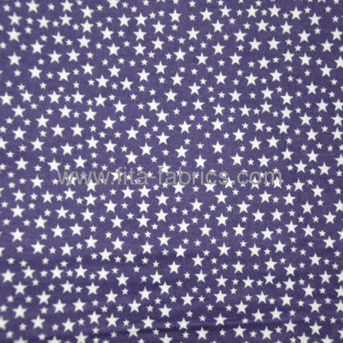 100% cotton printed flannel fabric 