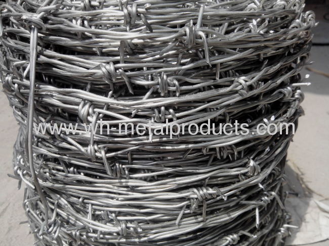 barbed wire protection barrier