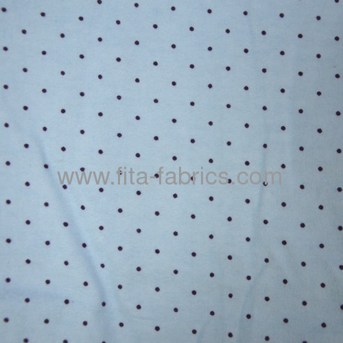 100% cotton printed flannel fabric