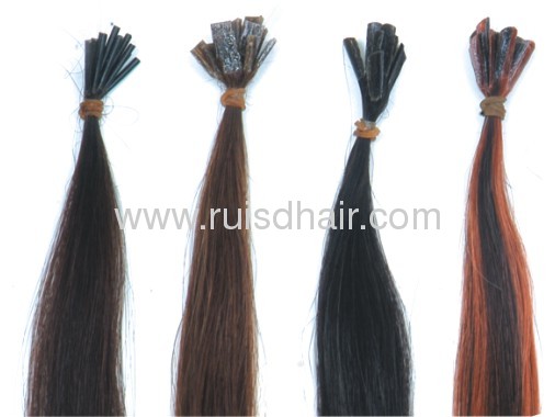 I-tip human hair extension (Stick hair extension)