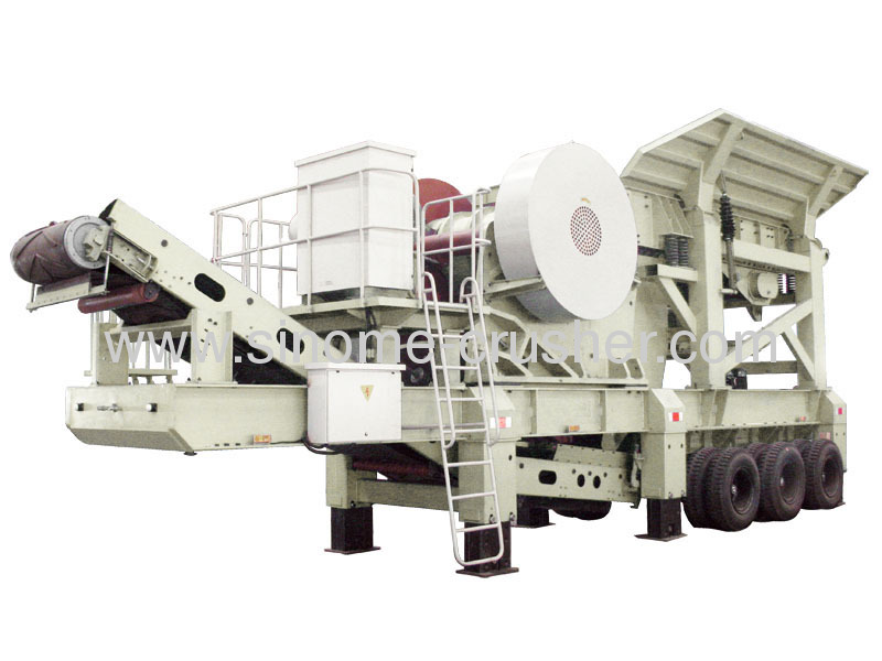 Mobile jaw crushing plant YF1142J710-N