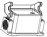 H10B side entry hoods with metal locking