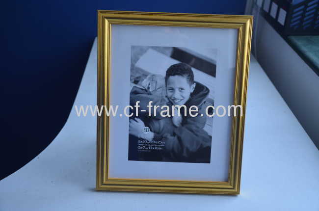 Gold,Silver color photo frame 13x18cm 5R Bedroom Plastic Photo Frame