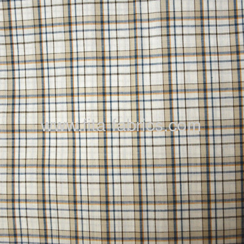 Plain woven shirt fabric with the simple stripe