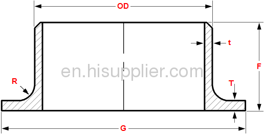 MSS SP-43 alloy steel lap joint stub ends 