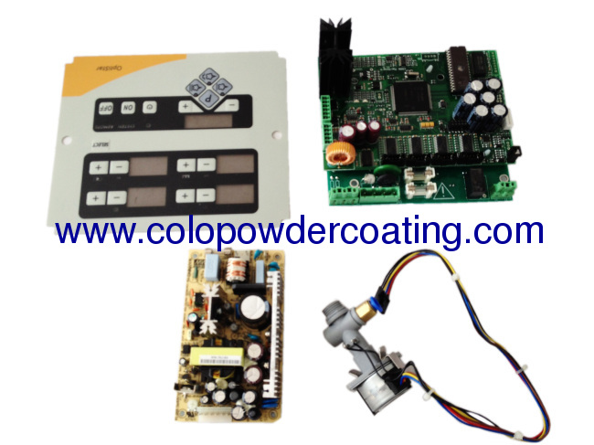 Box Feed two controllers manual powder coating mahine colo-flex-v-2