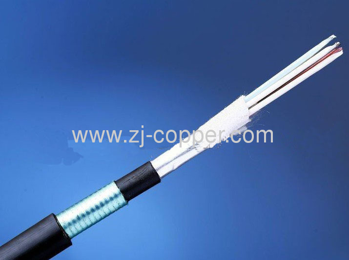 GYTA53 Stranded loose tube 24 core optical fiber cable