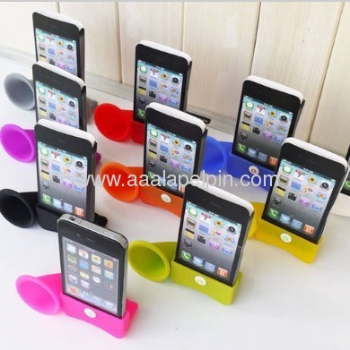 Horn Stand Amplifier Speaker case for iPhone 4 4G 4S