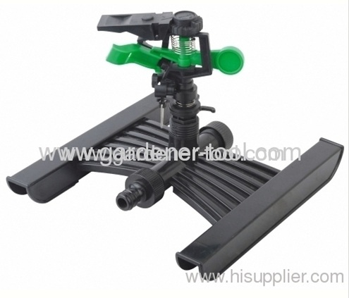 Plastic Water Impulse Sprinnkler With Plastic H form Base